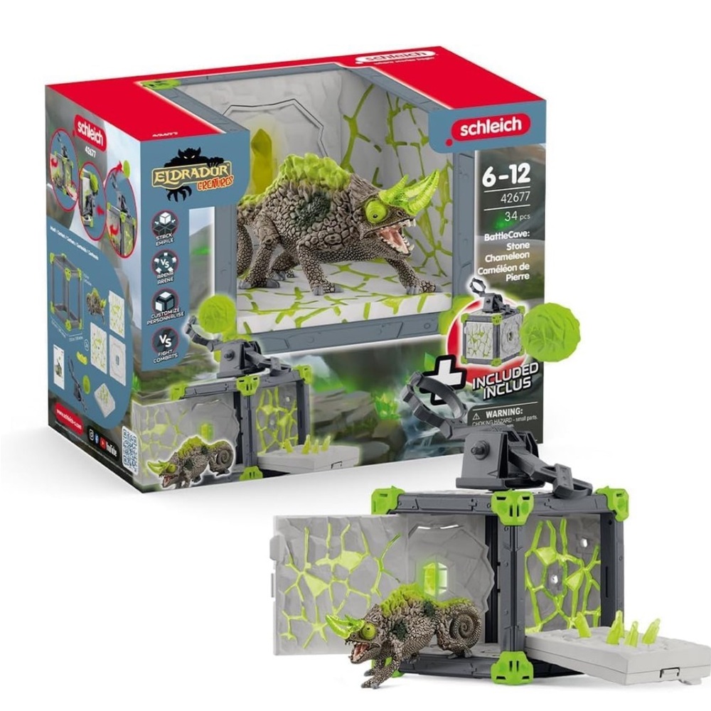 Schleich BattleCave Stone (monster not included)